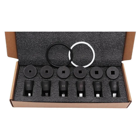 6-Piece Set Hydraulic Punching Square Dies For CH-70 Punching Machine, Includes 6x6mm, 7x7mm, 8x8mm, 9x9mm, 10x10mm, 11x11mm