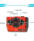 Red remote controller for Mini RC Submarine Boat Remote Control Waterproof Diving Toy For Pool And Bath Blue Totally Fun Remote