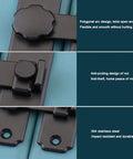 Heavy Duty Stainless Steel Flip Hasp Latch With Foolproof Auto Return Action sleek design showing anti-picking mechanism and durability.