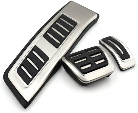 Level Up Your Cockpit Setup With Premium Anti Slip Brake Foot Pedal Pad Featuring Heavy Duty Rubber Treads For Rock Solid Grip On All Rhd Vehicles And Clean Interior Mods, metal and rubber pedal covers.
