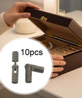 Mini Brass Barrel Hinges 10 Piece Set Concealed Cabinet Hinges Invisible Secure Seamless For Wooden Boxes