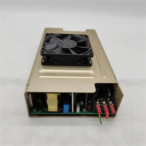 Dead Reliable 250W DC Power Supply Module For Industrial Medical Gear Delivering Steady 120 To 300V Output At 3.4 Amps Across 50 60 440Hz Frequencies Built Tough For Daily Grind with cooling fan and connections visible.