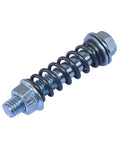 Premium Heavy Duty Car Exhaust Manifold Bolt Set, M10x1.5 header stud with spring, high temperature steel for race engines.