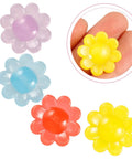 Colorful Flower Bike Spoke Beads Clip On Neon Glow In The Dark Decorations For Kids Bicycle Spokes Easy Installation 50 Pcs