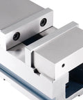 Precision 3 Inch Super Lock CNC Machine Vise with ductile cast iron jaws and built-in thrust bearing for enhanced grip.