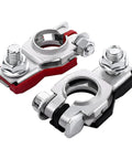 Top Post Battery Terminal Clamp Set 2 Pack For Positive And Negative Posts Tough As Nails Durable Galvanized Iron