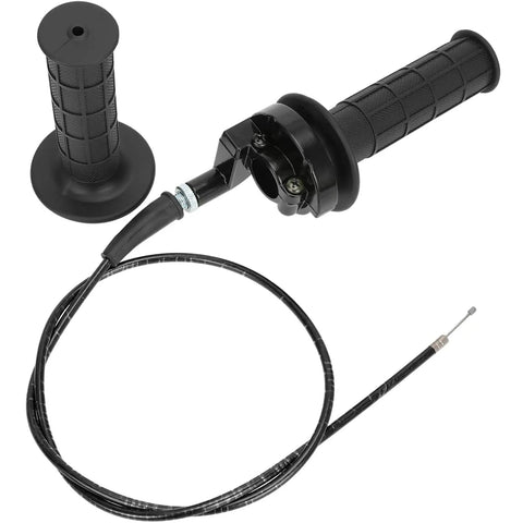 Plug And Play Mini Bike Throttle Kit Replacement For Coleman CT200U CT200U EX BT200X Baja shown with grips and throttle cable
