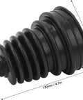 Two Piece Universal CV Boot Kit with four stainless steel clamps for waterproof dustproof CV joint boot on 19mm to 24mm axle shafts