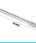Tough As Nails 1/2 Inch Drive Ratchet Wrench With Extra Long Handle And 90 Tooth Design, 15 inch chrome vanadium steel tool.