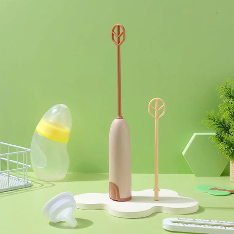 Handheld Electric Baby Formula Mixer With 2 Stirring Sticks Portable Milk Powder Mixer for bottles and protein powders
