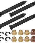16 Pcs Auto Metal Direct Door Hinge Pin And Bushing Repair Kit Stainless Steel A00031 components, pins, bushings, clips visible