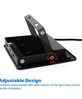 JUDYSSY Led Uv Floodlight Ac 220 50W 100W Halloween Party Flood Lights adjustable metal bracket for flexible installation.