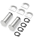 10-Piece Footpeg Mount Hardware Kit With Stainless Steel Bolts Pins And Spring Washers For Harley Touring Dyna Softail And Sportster Models 883 1200 From 1990 To 2024 Direct Replacement Complete Set, close-up