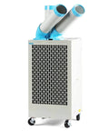 Heavy Duty Mobile Spot Cooler With Twin Duct For Indoor And Outdoor Use 10236 BTU Pro Grade R32 Refrigerant ETL Certified 110V Portable Cooling Solution