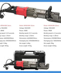 Portable Electric Rebar Bender Hydraulic Bending Machine For Reinforcing Bar Up To 25mm With Brushless Motor and Positioning Bolt 0-90 Degree Angles Aluminum Alloy Body Low Noise Fast Speed Durable Construction Tool