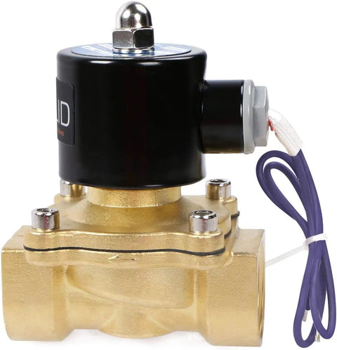 Brass NPT Electric Solenoid Valve 12V DC Normally Closed With Viton Seal 1 Inch Industrial Grade built to last