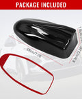 Shark Fin Antenna Cover For Hyundai Kona 2018 2019 2020 2021 2022 2023 Glossy Black Roof Topper Not GPS Model 96210 J9300 package dimensions