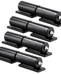 Tough As Nails 7 Inch Weld On Barrel Gate Hinges 4 Pack in matte black steel for heavy gates and ramps.