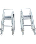 Must Have Pro Grade Wire Threader for Electricians Super Handy Cable Pulling Tool for Junction Boxes and Enclosures Compact One Person Install Helper Solid Metal Build Silver Finish 2 Piece Set, silver metal pair