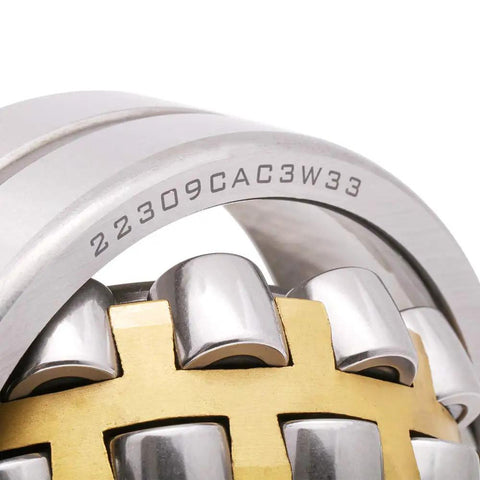 Upgrade With This 2 Pack Of Rock Solid Spherical Roller Bearings 22309CAC3W33 Featuring 45 X 100 X 36 Millimeter Specs And A Heavy Duty Bronze Cage Open Design Built For Smooth Motor Rotations That Crushes Daily Grind Without Skipping A Beat