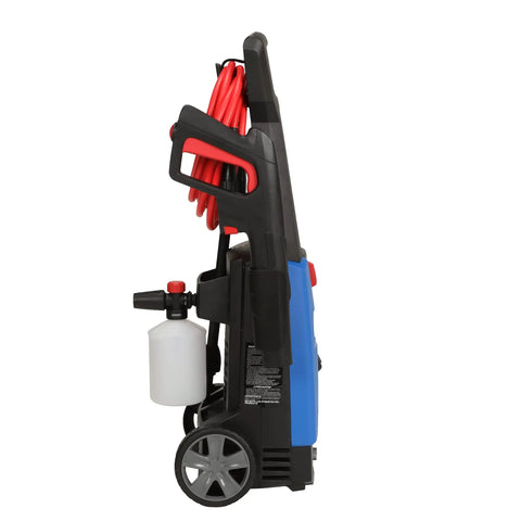 Electric Pressure Washer 1600 PSI 1.7 GPM Portable Cleaner for Cars, Siding, Driveways, and Patio with onboard storage