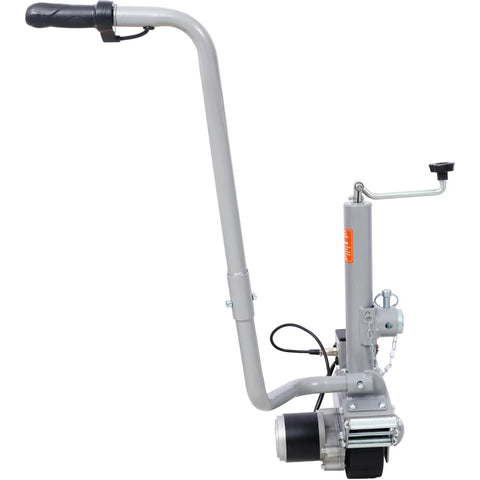 Heavy Duty Electric Trailer Dolly 5000 Lbs Towing Capacity with 350W motor and rugged handle for easy maneuvering.