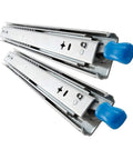 Heavy Duty Steel Drawer Slides 300mm Full Extension Ball Bearing Side Mount With Soft Close And Security Lock shown close-up.