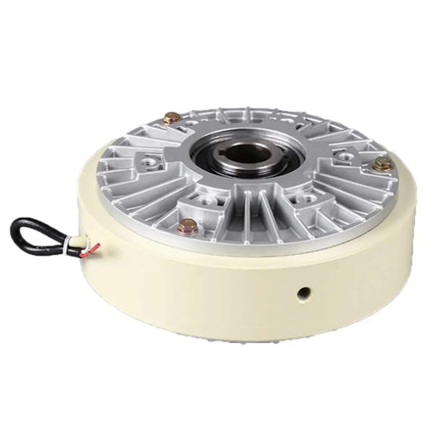 Magnetic Powder Brake With Hollow Shaft For Unwind And Tension Control In Industrial Machines, 12Nm Braking Torque, 20mm Shaft