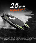 Crazy Fast RC Racing Boat For Adults With Dual Motors Two Point Four GHz Remote Control Waterproof Hull 32cm High Speed