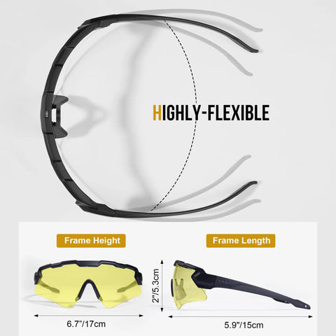 Range Ready Badass Tactical Shooting Glasses With Sick Anti Fog Coating And Legit Impact Resistance Featuring Three Swappable Tinted Lenses Plus Rugged Hardside Travel Case