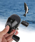 Powerful Spincast Fishing Reel For Easy Casting Push Button Design With Instant Anti Reverse Clutch Durable Nylon Body