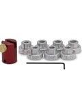 Bullet Comparator Basic Set for Lock N Load to Measure Seating Depth from Ogive to Base on Loaded Rounds with Seven Inserts
