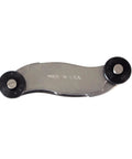 Unipec screw pitch gauge, 28-leaf metric thread gauge, metal tool with two knurled ends, Made in USA.