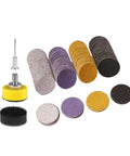 Check Out This Awesome 1 Inch Sanding Discs Kit with Pad Set For Rotary Tool Featuring Peel Switch Backing Plus Dust Venting Holes And Uniform Scratch Finish For Super Clean Work In Just Seconds with various sanding discs.