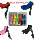 Silicone Brake Lever Hoods for Road Shifters ST R2000 R3000 R3030 1 Pair Black and assorted colors on display