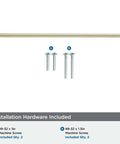 Champagne Bronze Cabinet Pull 12-5/8 Inch Center To Center Bar Handle with included screws for cabinets and drawers.