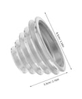 Aluminum Pagoda Pulley Wheel For Drill Press Multi Speed Transmission Pulley Replacement With 22mm Bore For Motor Shaft Systems In Home Workshops For DIY Projects And Upgrades, 8.5cm