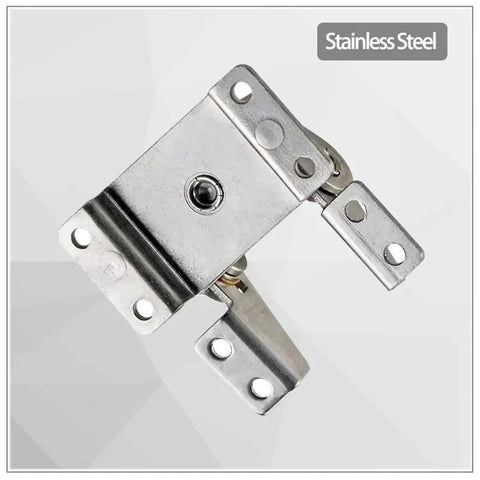 Stainless steel dual-axis hinge with 60° rotation torque and constant damping; 1 piece
