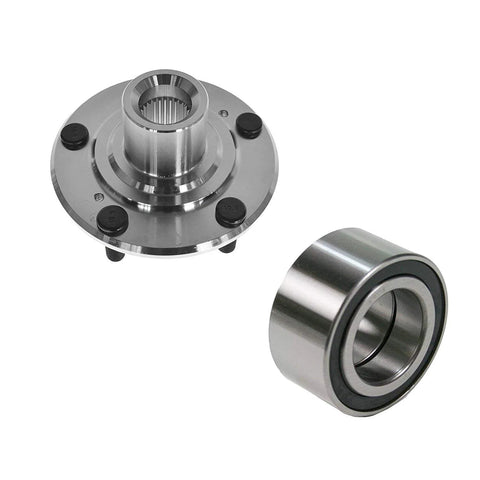 Front Wheel Hub Bearing Kit For Honda Civic 2012 2013 2014 2015 DX EX GX LX Left Or Right With Wheel Speed Sensor And DIY Friendly Installation Excludes Si And EXL 2.4L Models Warranty Included, showing metal components