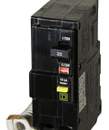 QO 20 Amp 2 Pole GFCI Circuit Breaker With Plug In Mount 120/240V Easy Install For QO Load Centers and Panels