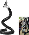 Slick 360 Degree Stainless Steel Fume Extractor Arm With Heavy Duty Hood And Four Point Nine Foot Flexible Hose for soldering.