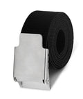 60 Inch Scuba Weight Belt With Built Tough Nylon Construction And Stainless Steel Quick Release Buckle, coiled view.