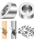 Thirty Degree Angled Beveled Cable Railing Washers With Five Sixteenth Inch Inside Diameter Stainless Steel Pack Of Twenty