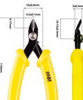 Pro Grade Metal Earth Model Kit Tools Set 2 Piece Clipper dimensions with yellow handles for metal puzzles, cutting, and bending