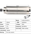 Water Cooled CNC Spindle For Milling Machines, 5.5kW Constant Power, High Speed Angular Contact Bearings, Metal Body Motor specs