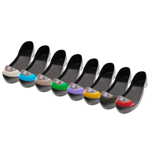 TurboToe Molded Safety Steel Toe Caps Black Large 10-11 M And 12-13 W For All Day Toe Protection Built Tough Durable Steel Caps Slip Resistant Fit For Visitors Casual Staff And Pros