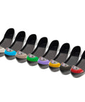 Various color options of Turbotoe TTXXL Steel Toe Overshoe Green M13-14 for job sites, extra wide fit, visible in a row