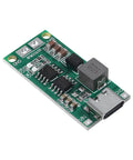 Three Pack Usb C Type C Bms Charger Board For 4S 18650 Lithium Batteries showing green circuit board with USB-C input.