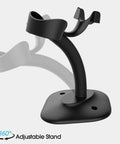 Adjustable stand for Barcode Scanner With Adjustable Stand USB Wired Handheld Laser Reader For No Fuss Hands Free Scanning And Quick Inventory Of Code 128 UPC EAN Code39 Code93 Codabar Code32 Interleaved 2 Of 5 And More, black, flexible design