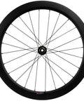 Dope Carbon Road Bike Disc Brake Wheelset With 55mm Clincher Tubeless Ready Rim 25mm Width UD Matte Finish 700C individual front wheel